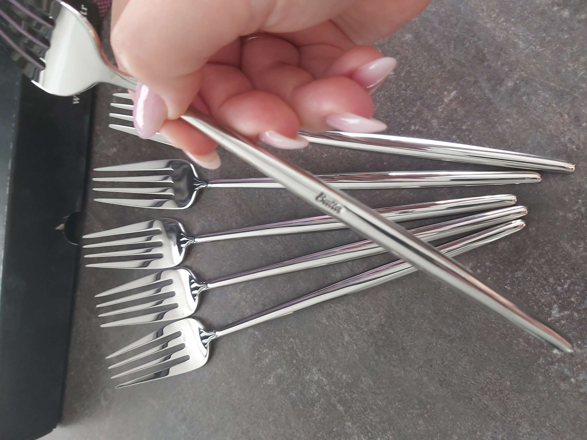 Фотография покупателя товара Вилка столовая «Торнбери», h=21.3 см, толщина 7 мм, цвет серебряный - Фото 2