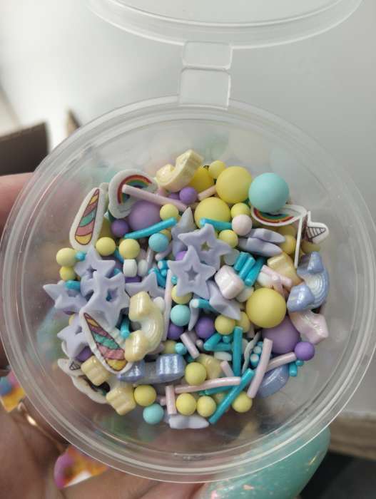 Фотография покупателя товара УЦЕНКА Кондитерская посыпка «Нежный перламутр №1», 25 г - Фото 2