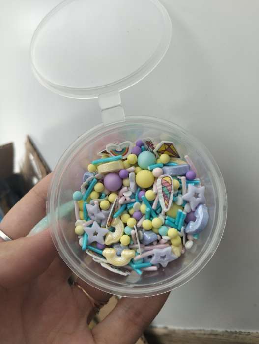 Фотография покупателя товара УЦЕНКА Кондитерская посыпка «Нежный перламутр №1», 25 г - Фото 1