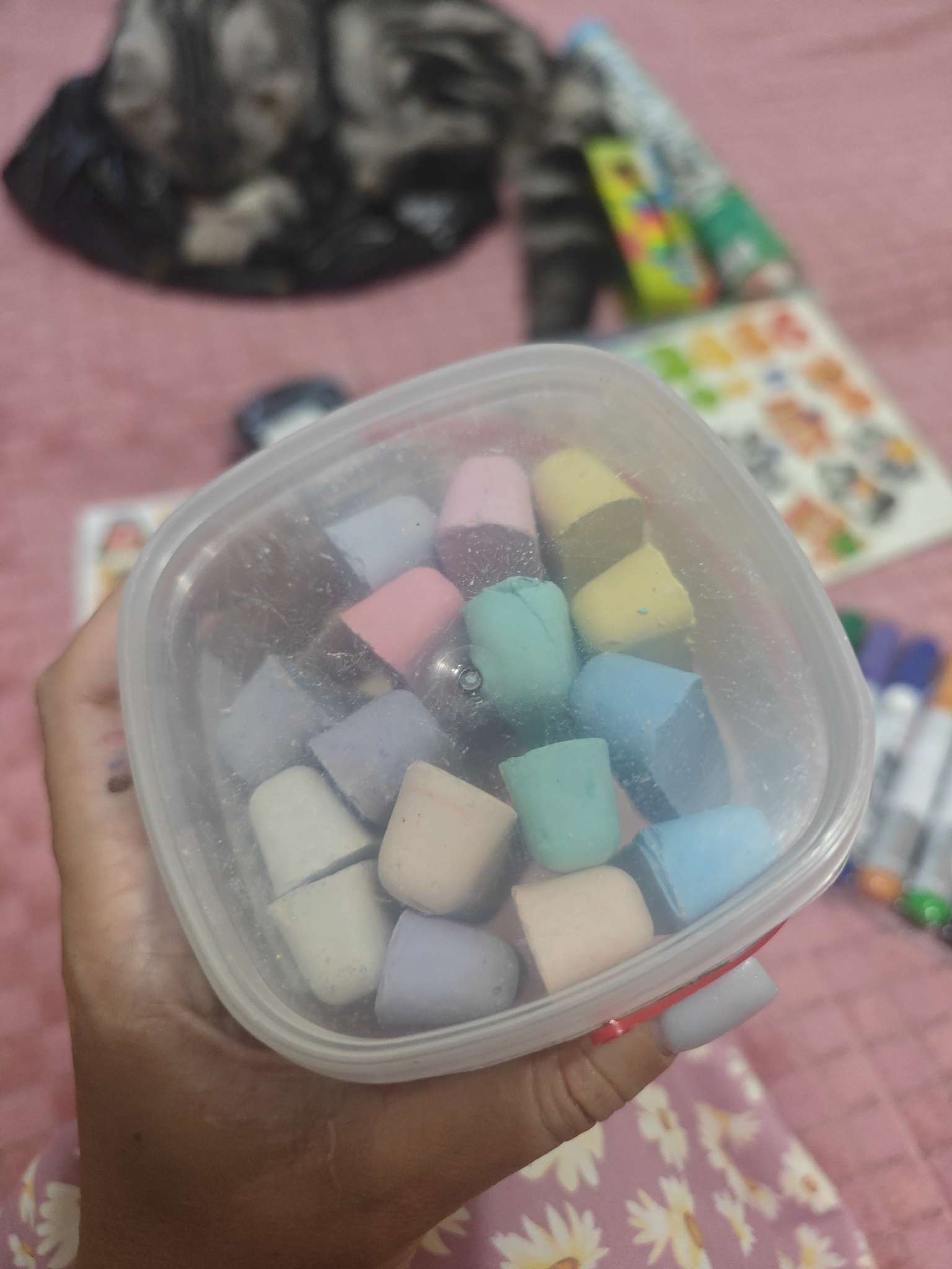 Фотография покупателя товара Мелки цветные, 16 штук, 8 цветов, «Трансформеры» - Фото 1