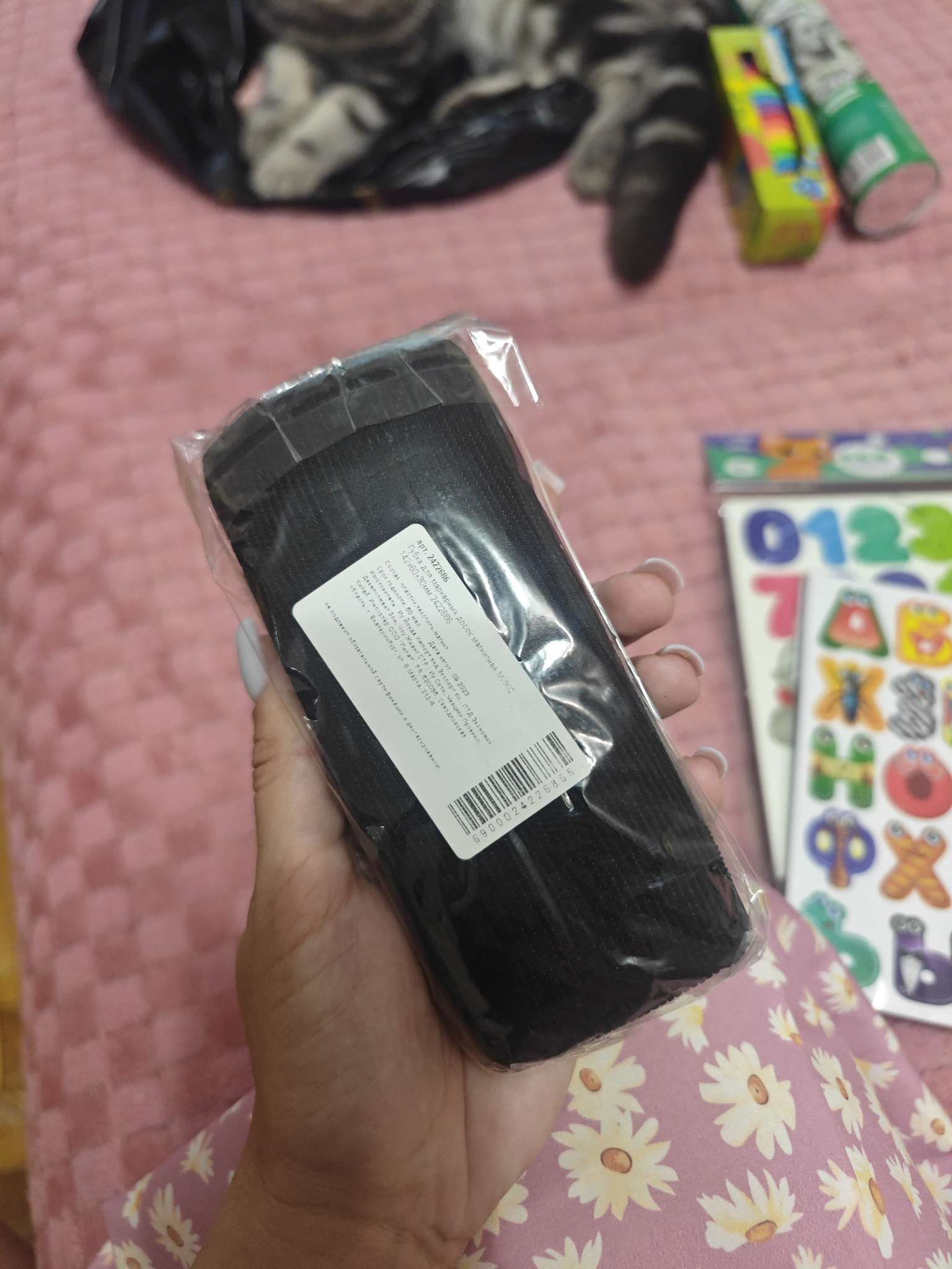 Фотография покупателя товара Губка для маркерных досок, магнитная, 142×60×30 мм, МИКС - Фото 1