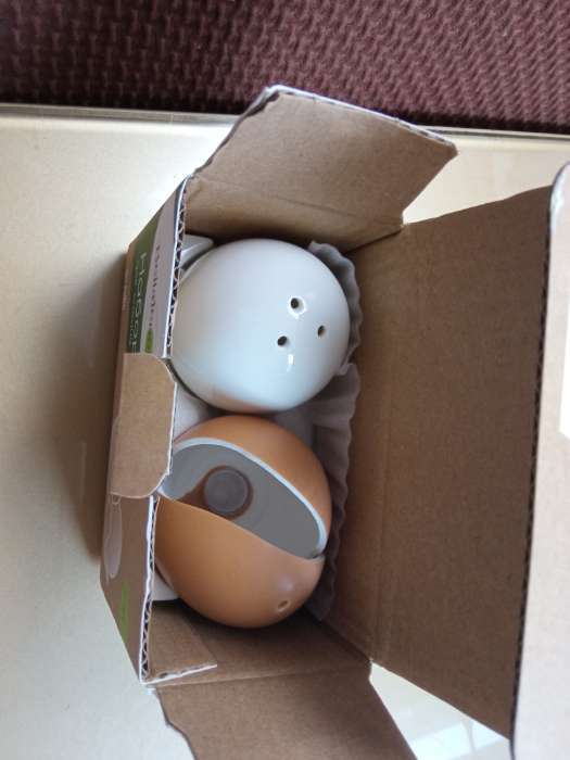 Фотография покупателя товара Набор для специй BellaTenero «Яйца», 3 предмета: солонка 60 мл, перечница 60 мл, подставка, фарфор, белый, бежевый - Фото 3