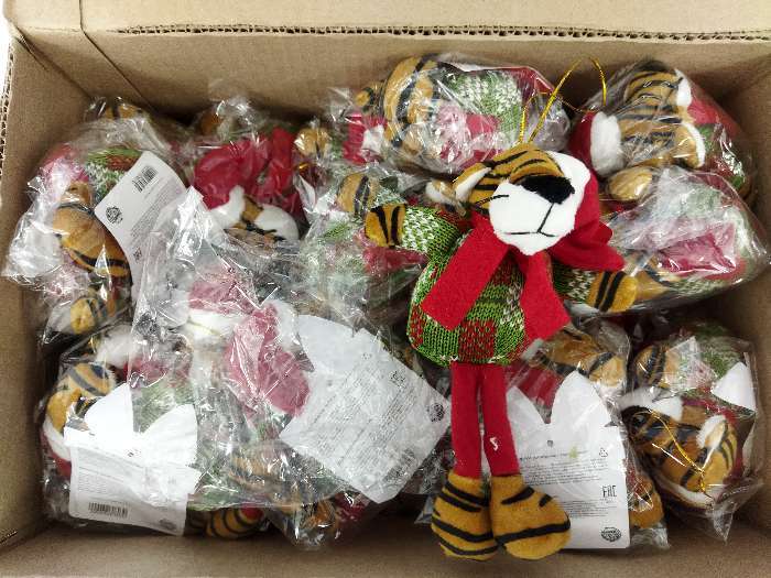 Фотография покупателя товара Мягкая игрушка «Тигр» - Фото 4