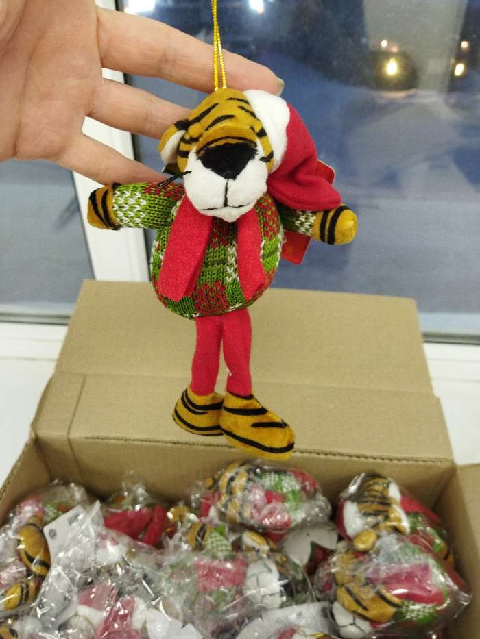 Фотография покупателя товара Мягкая игрушка «Тигр» - Фото 5