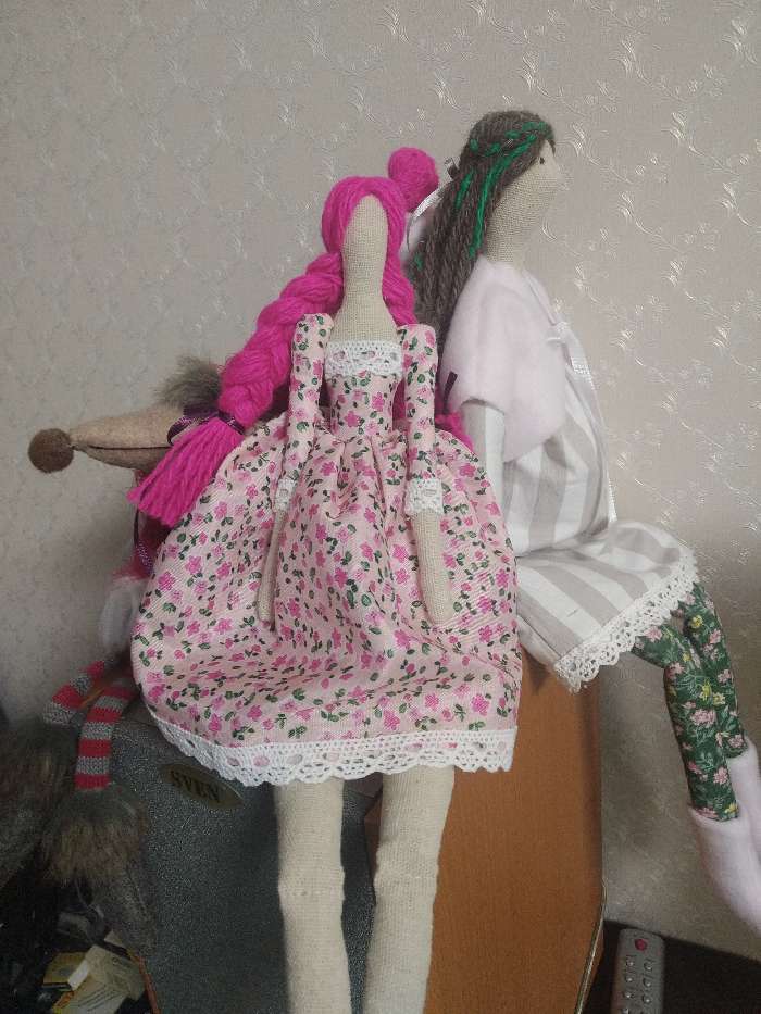 Фотография покупателя товара Интерьерная кукла «Джун», набор для шитья, 18 × 22 × 3.6 см - Фото 1