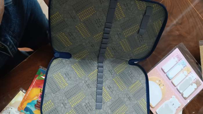 Фотография покупателя товара Пенал школьный, 2 секции, 12.5×20.5×4 см «Цветок» - Фото 5