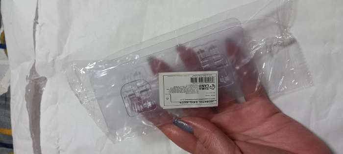 Фотография покупателя товара Крючки для полок самоклеящиеся двойные, 14×6 см, 2 шт., прозрачные - Фото 4