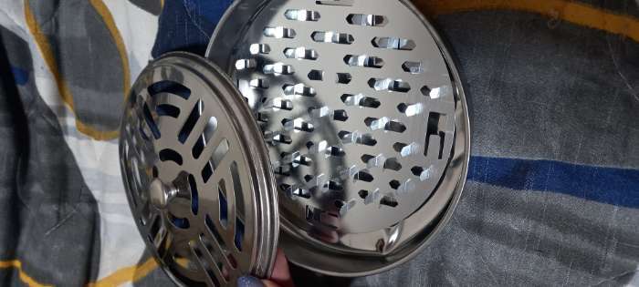 Фотография покупателя товара Подставка под спирали от комаров, для благовоний, с крышкой, металл, Greengo - Фото 1