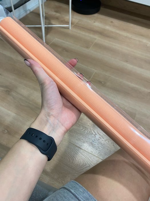Фотография покупателя товара Рулонная штора «Шантунг», 70 х 175 см, цвет персик
