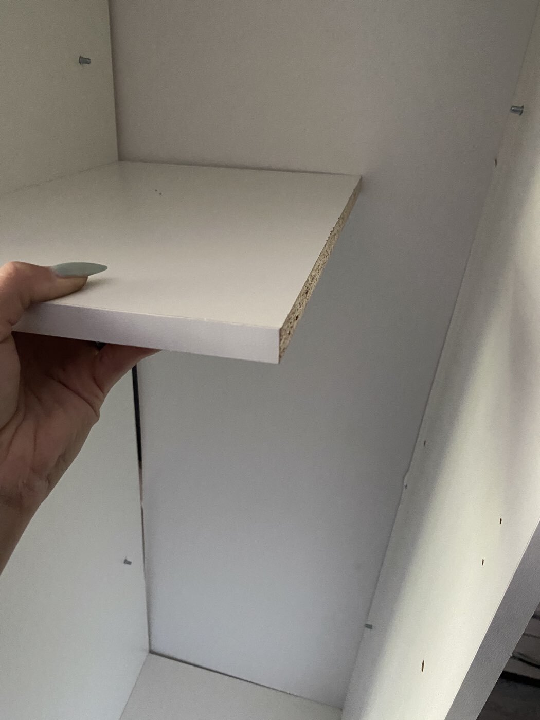 Фотография покупателя товара Шкаф прямой двухстворчатый «Вега Позитив», 2 ящика, 800×400×2200 мм, цвет белый/бетон тёмный - Фото 10