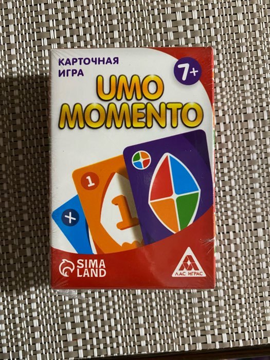 Фотография покупателя товара Настольная игра на реакцию и внимание «UMO momento. Kids», 70 карт, 4+ - Фото 2