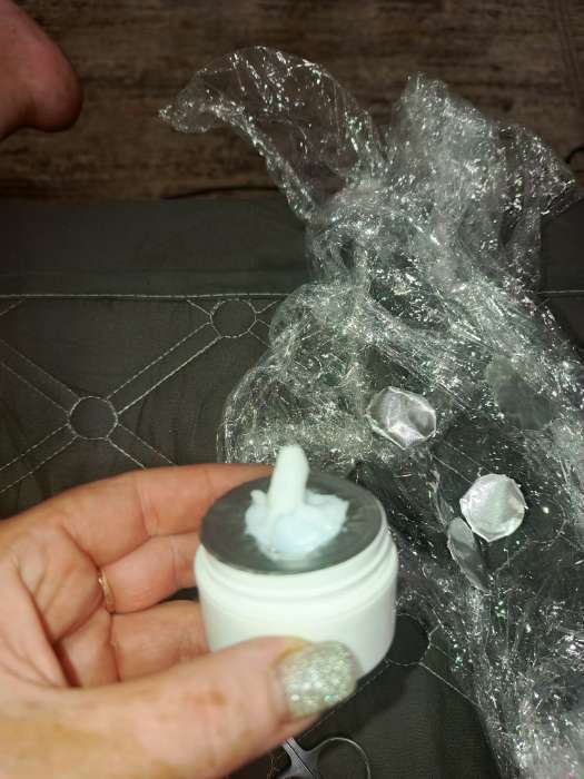 Фотография покупателя товара Fiber Gel для наращивания ногтей, со стекловолокном,15 мл, LED/UV, белый (1) - Фото 22