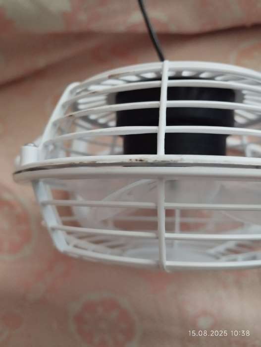 Фотография покупателя товара Вентилятор Luazon LOF-06, настольный, 2.5 Вт, 12 см, пластик, белый - Фото 4