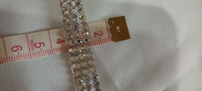 Фотография покупателя товара Стразы термоклеевые, d=4×12 мм, 4.5±0.5 м, цвет серебряный - Фото 2