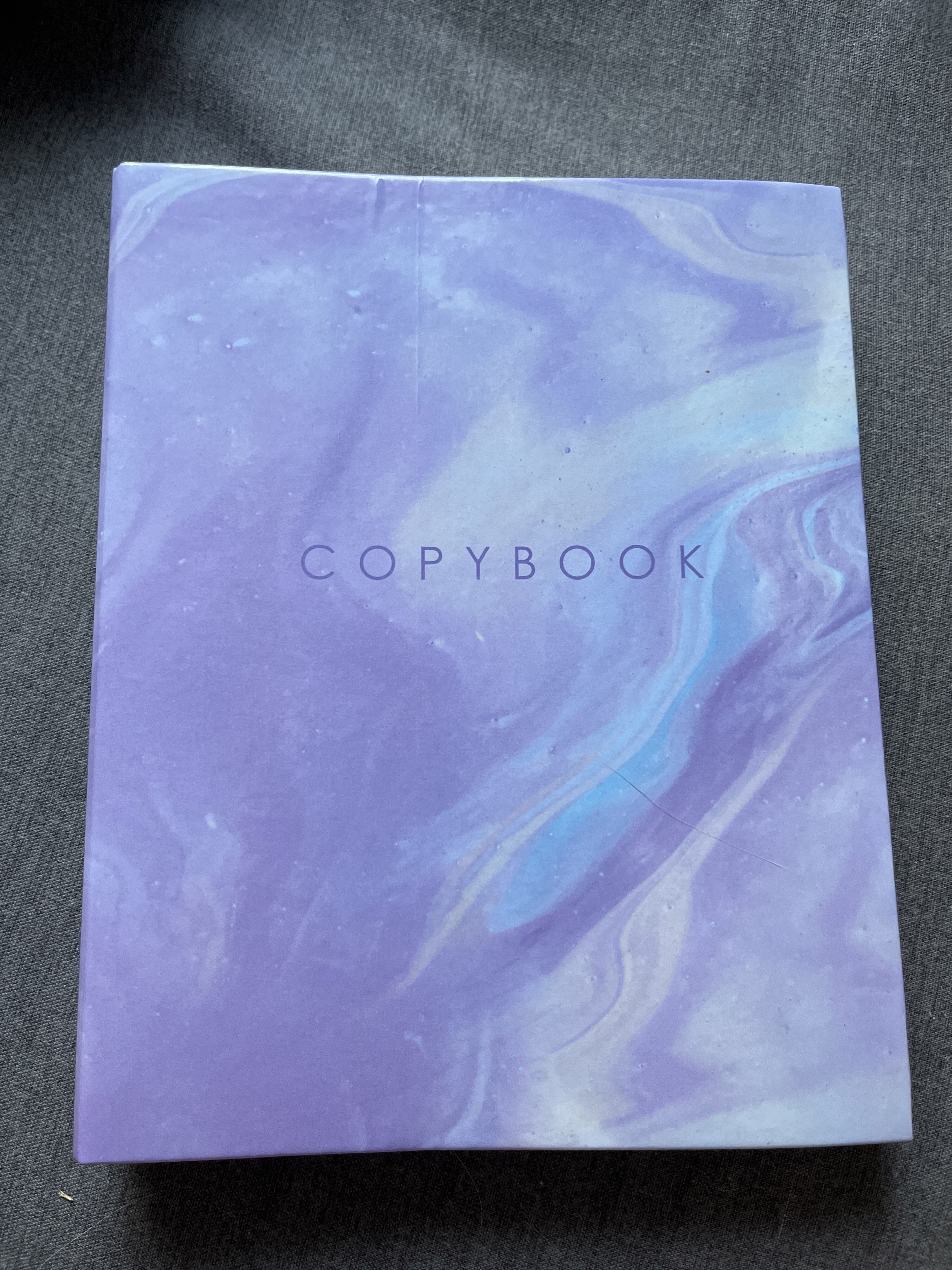 Фотография покупателя товара Тетрадь на кольцах A5, 160 листов в клетку, Calligrata «Мрамор» - Фото 2