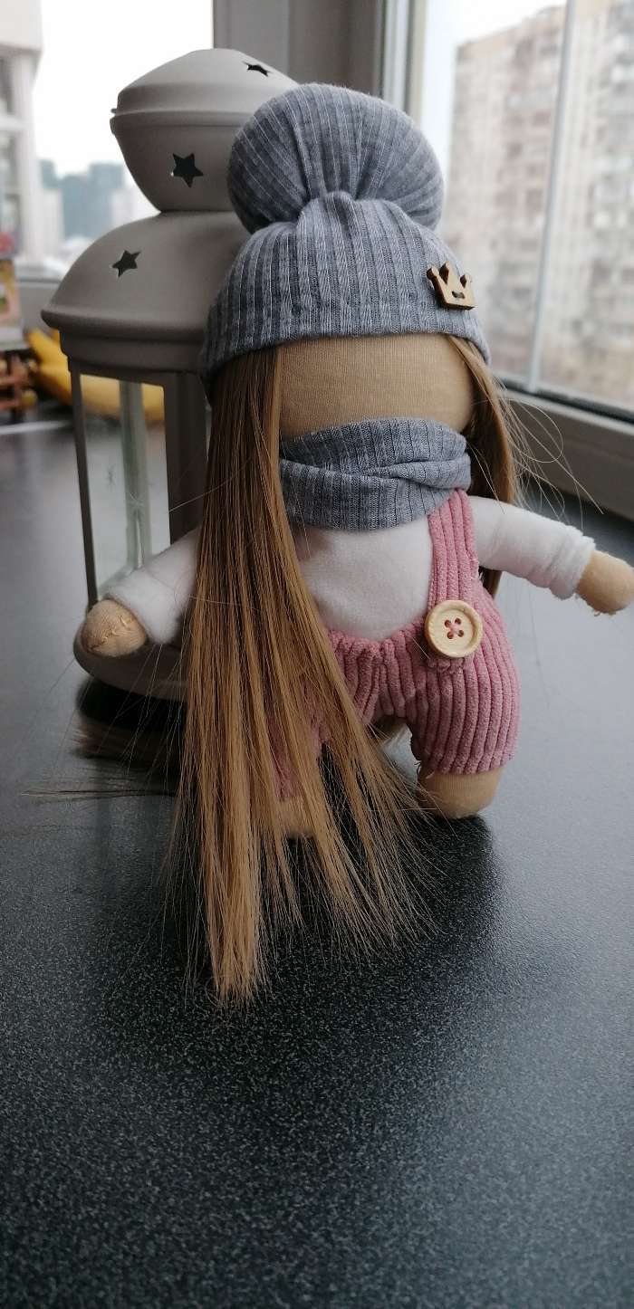 Фотография покупателя товара Набор для шитья. Интерьерная кукла «Куколка Мэйбл», 20 см