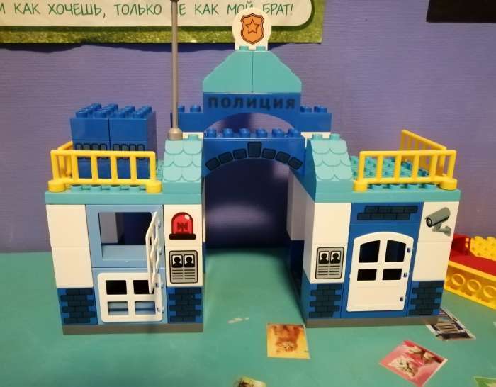 Фотография покупателя товара Конструктор «Пожарная станция», 61 деталь - Фото 5