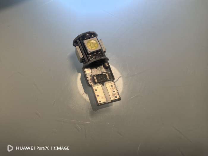Фотография покупателя товара Автомобильная лампа Cartage, светодиодная, T10 W5W, 12 В, 5 SMD-5050, набор 2 шт - Фото 2