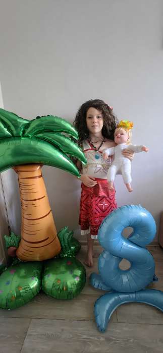 Фотография покупателя товара Воздушный шар фольгированный 55" «Пальма», на подставке, под воздух - Фото 3