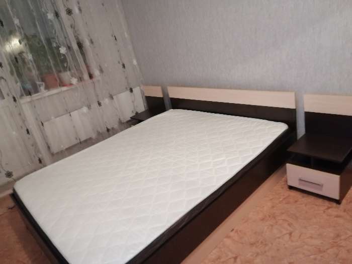 Фотография покупателя товара Спальня Леси, кровать 1600, тумбы 2 шт, комод, Дуб сонома/Белый - Фото 66
