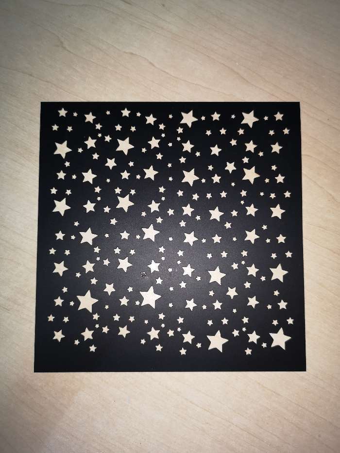 Фотография покупателя товара Трафарет для творчества «Звезды», 15 × 15 см - Фото 3
