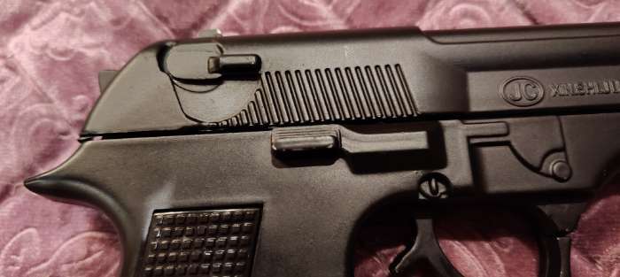 Фотография покупателя товара Зажигалка газовая «Пистолет», пьезо, 28.5×2.2×12.5 см - Фото 4