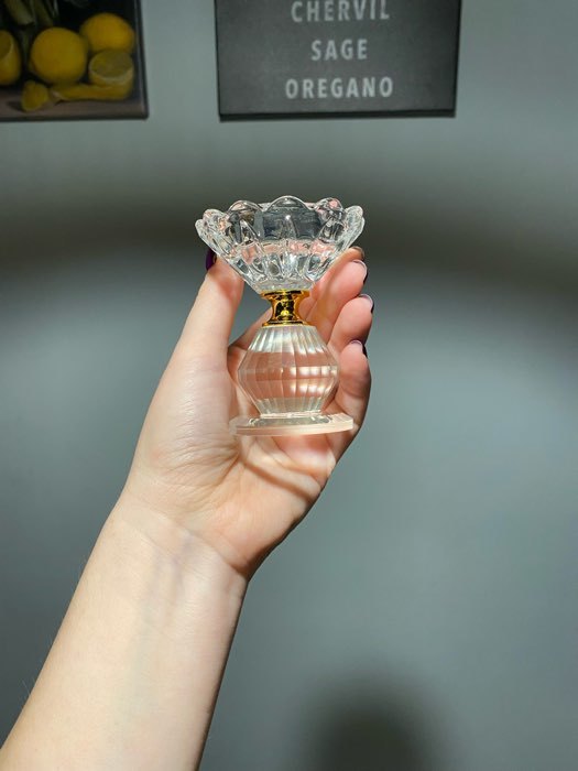 Фотография покупателя товара Подсвечник стекло на 1 свечу "Распустившийся бутон" 8х7х7 см