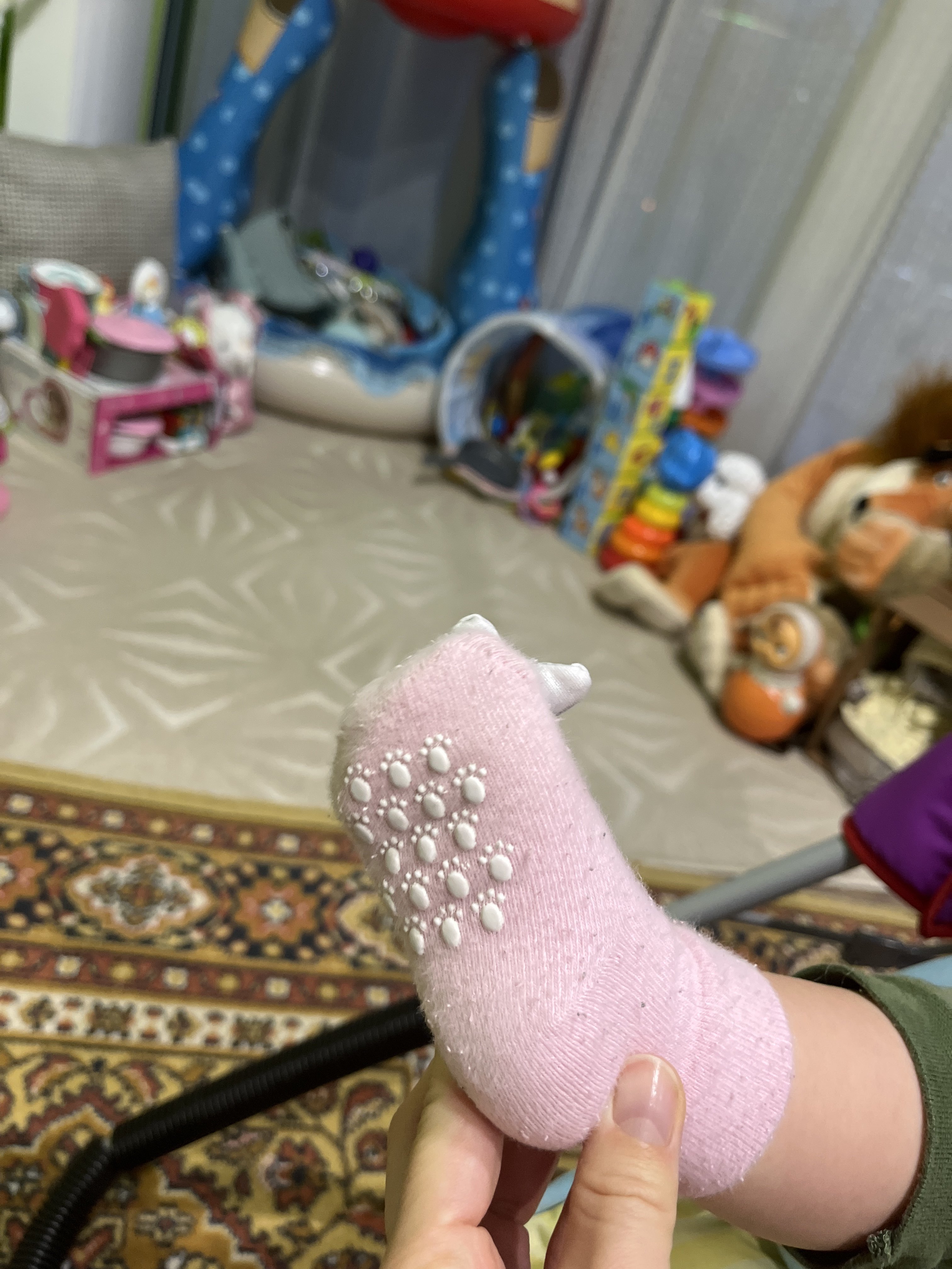 Фотография покупателя товара Набор носочки - погремушки «Принцесса», 2 шт, Крошка Я - Фото 3