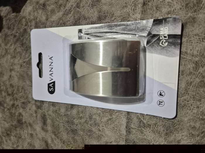 Фотография покупателя товара Крючок - держатель самоклеящийся SAVANNA Chrome Loft, для салфеток и полотенец, металл, 2.5×7.5×5 см, хромированный - Фото 2