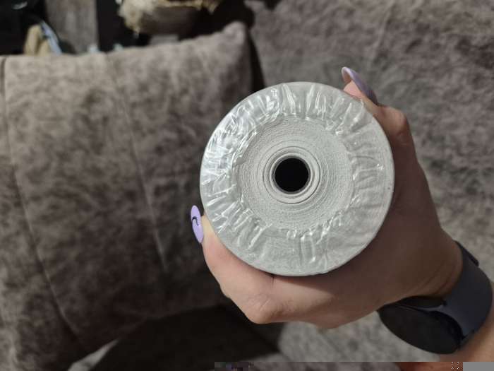 Фотография покупателя товара Бумага газетная для обёртки и упаковки, 420 мм × 100 м - Фото 2