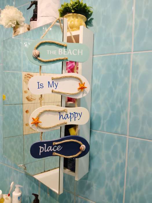 Фотография покупателя товара Настенный декор, панно «Морская звезда», 10×10 см - Фото 1