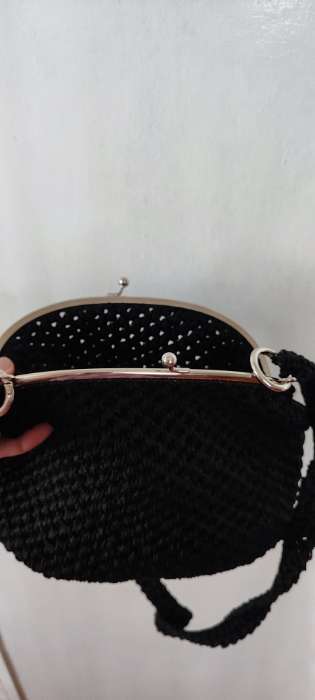 Фотография покупателя товара Фермуар пришивной «Полукруг», с креплениями, 20×7.5 см, цвет серебряный - Фото 6