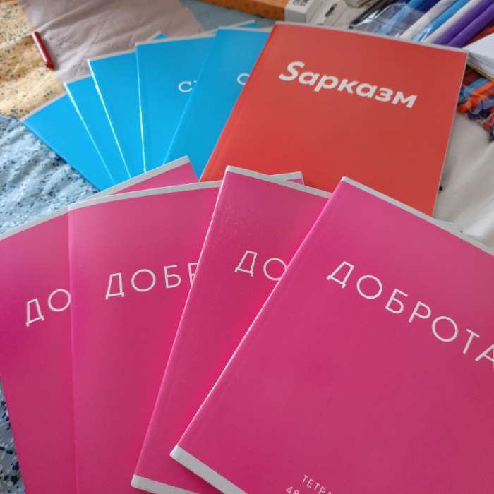 Фотография покупателя товара Тетрадь 48 листов в клетку, Calligrata «Фраза», МИКС - Фото 8