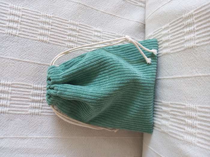 Фотография покупателя товара Сумка детская с завязками, цвет сиренево-розовый - Фото 1