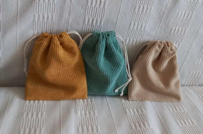 Фотография покупателя товара Сумка детская с завязками, цвет сиренево-розовый - Фото 3