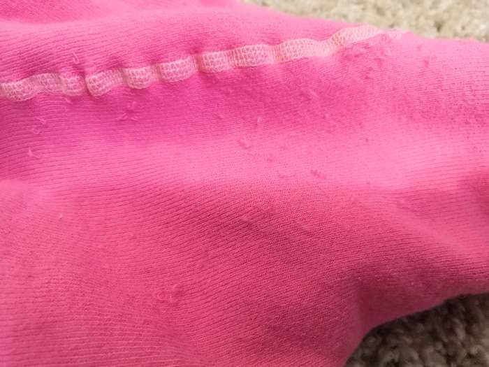 Фотография покупателя товара Колготки детские махровые, цвет розовый, рост 110-116 см - Фото 2