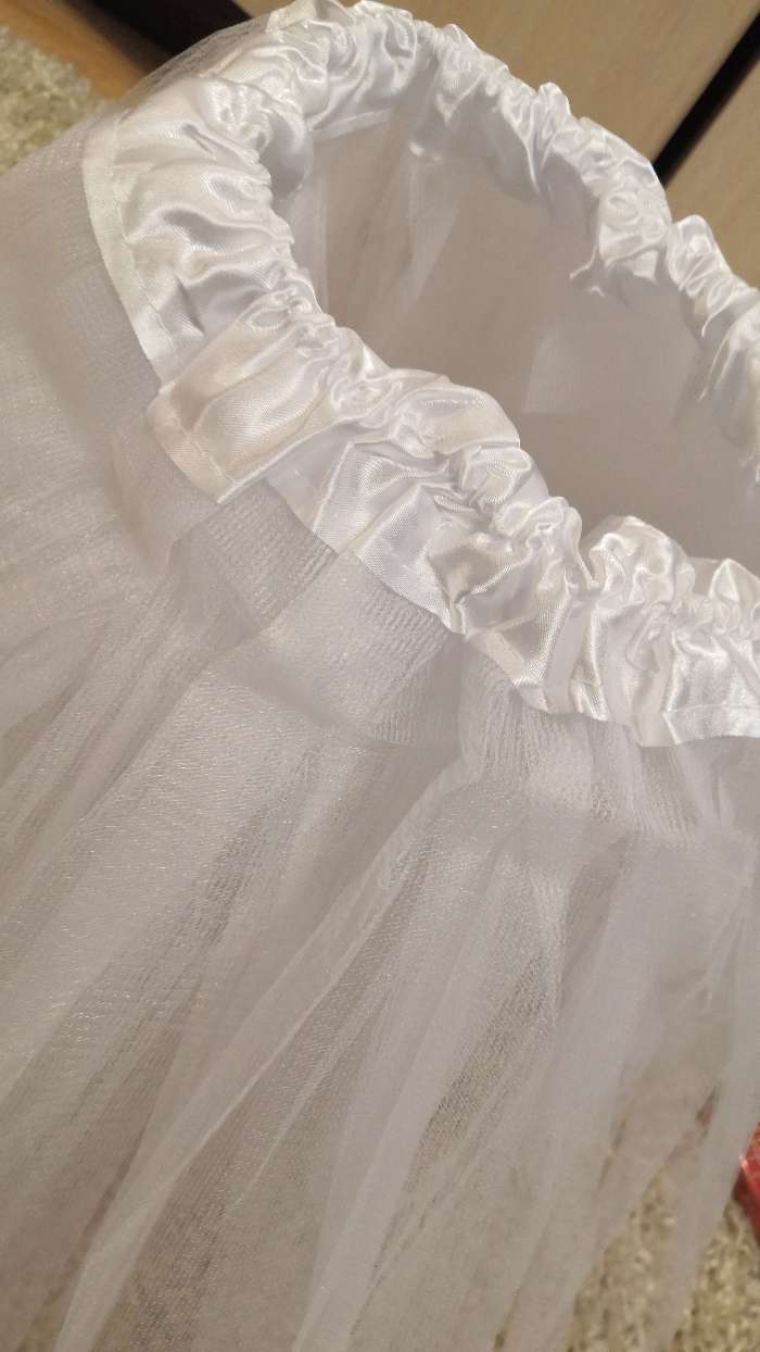 Фотография покупателя товара Карнавальная юбка, трёхслойная, 4-6 лет, цвет белый
