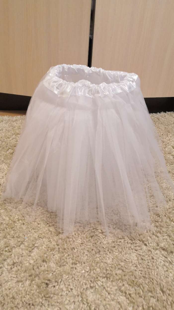 Фотография покупателя товара Карнавальная юбка, трёхслойная, 4-6 лет, цвет белый - Фото 1