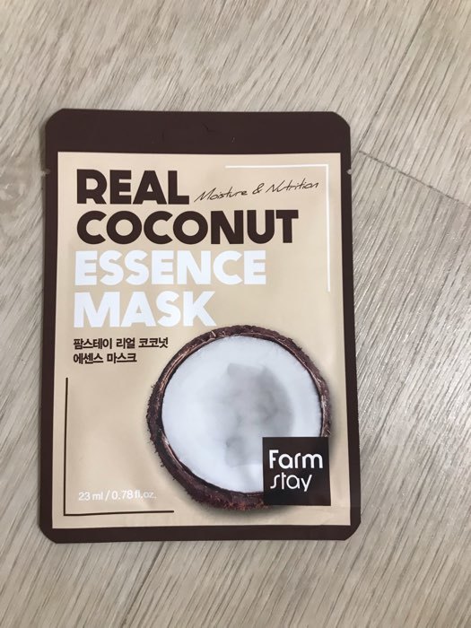 Фотография покупателя товара Тканевая маска для лица FarmStay, с экстрактом кокоса, 23 мл - Фото 11