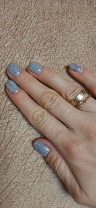 Фотография покупателя товара Гель-лак для ногтей, с эффектом кашемира, трёхфазный LED/UV, 10мл, цвет 03-15 чёрный - Фото 4