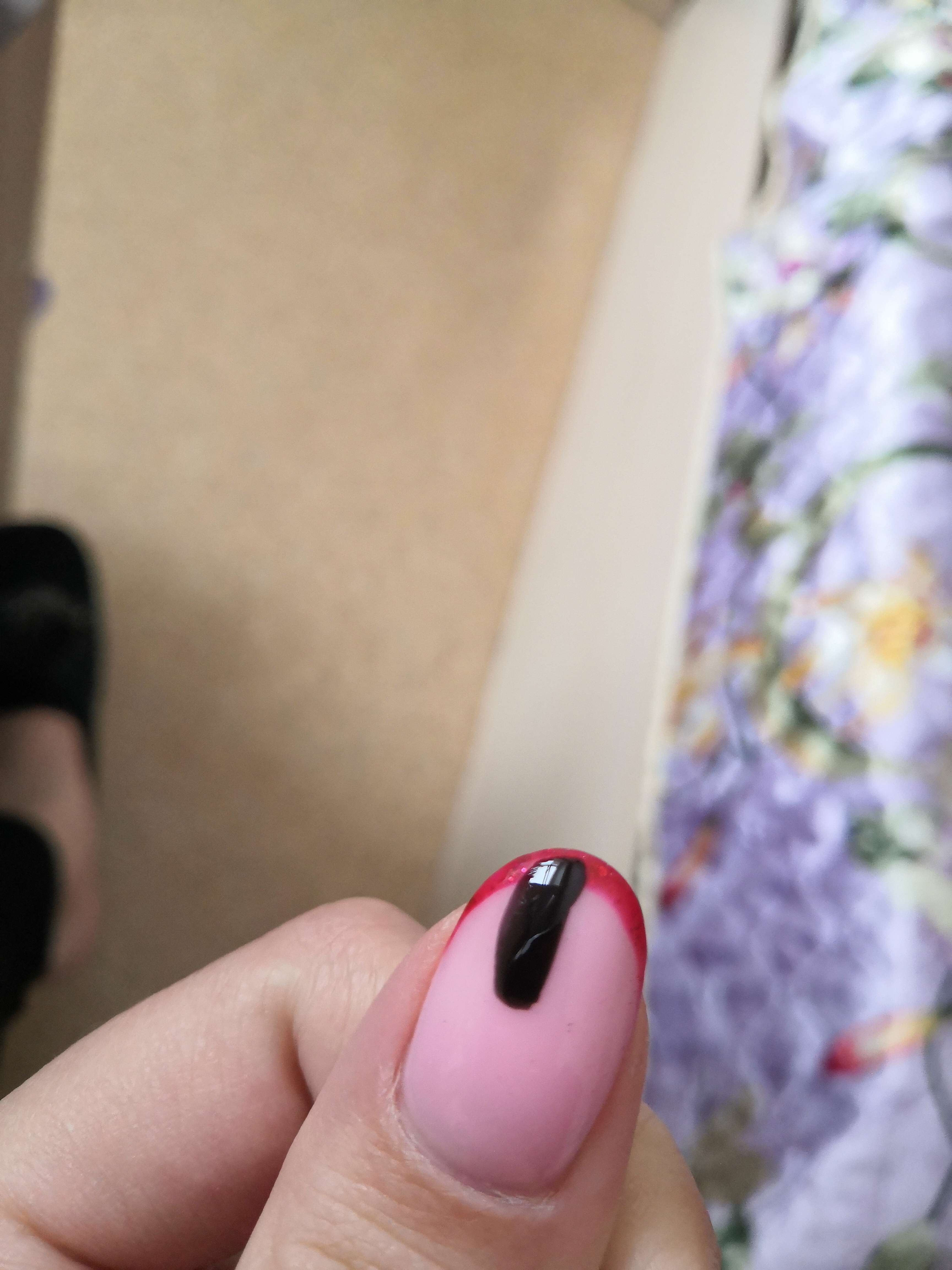 Фотография покупателя товара Лак для ногтей с эффектом геля, Jeanmishel, тон 199, чёрный матовый, 6 мл - Фото 3