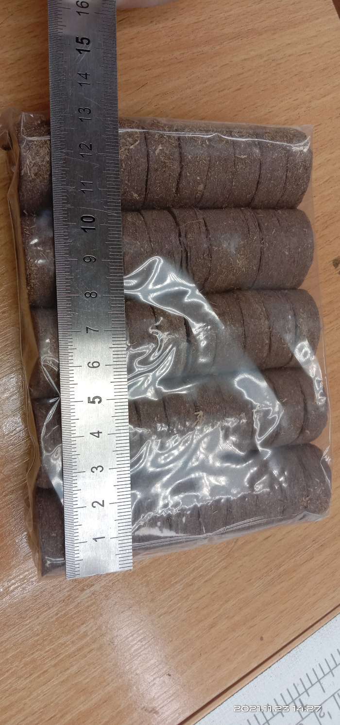 Фотография покупателя товара Таблетки торфяные, d = 2.7 см, в оболочке, набор 50 шт.