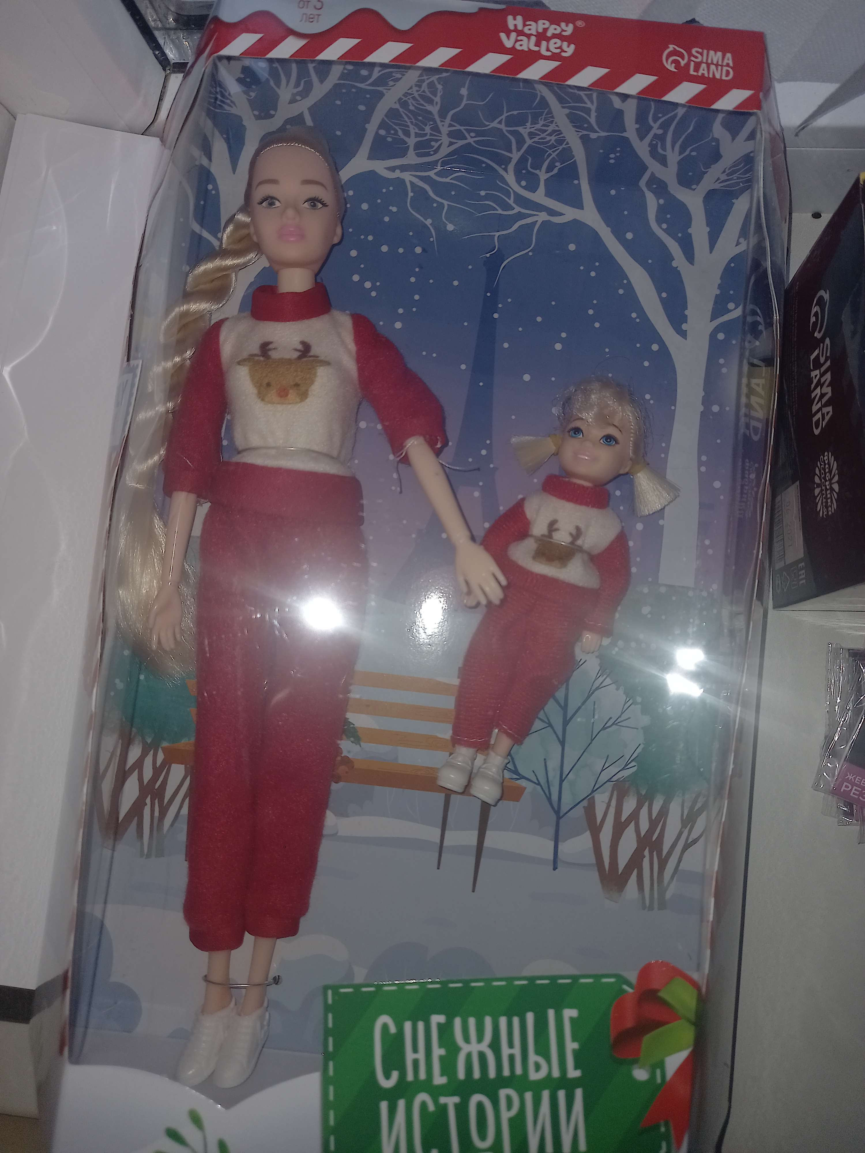 Фотография покупателя товара Набор кукол «Family Look. Ксения - Снежные истории» - Фото 3