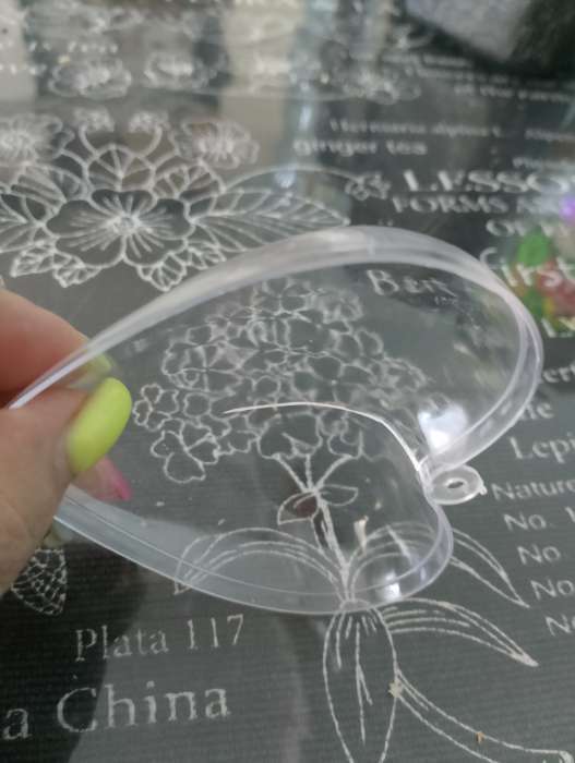 Фотография покупателя товара Заготовка - подвеска, раздельные части «Сердце», размер собранного: 6×6×3.6 см - Фото 1