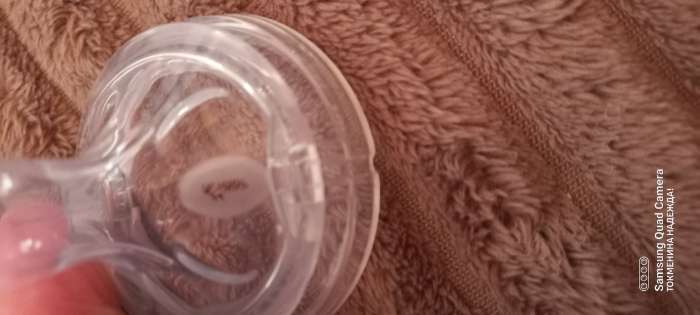 Фотография покупателя товара Соска на бутылочку M&B Natural, антиколиковая, от 6 мес., широкое горло Ø50 мм., быстрый поток, 2 шт. - Фото 1