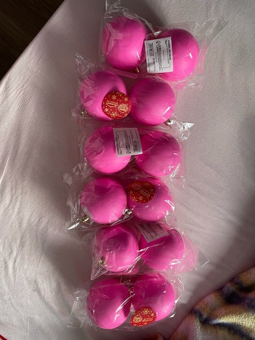 Фотография покупателя товара УЦЕНКА Набор шаров пластик d-8 см, 2 шт "Матовый" розовый - Фото 15