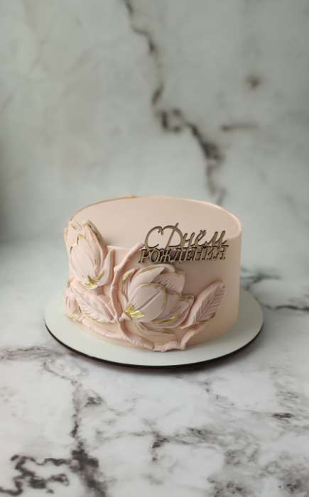 Фотография покупателя товара Молд Доляна «Магнолия», силикон, 19×11.3×1.2 см, цвет белый - Фото 2