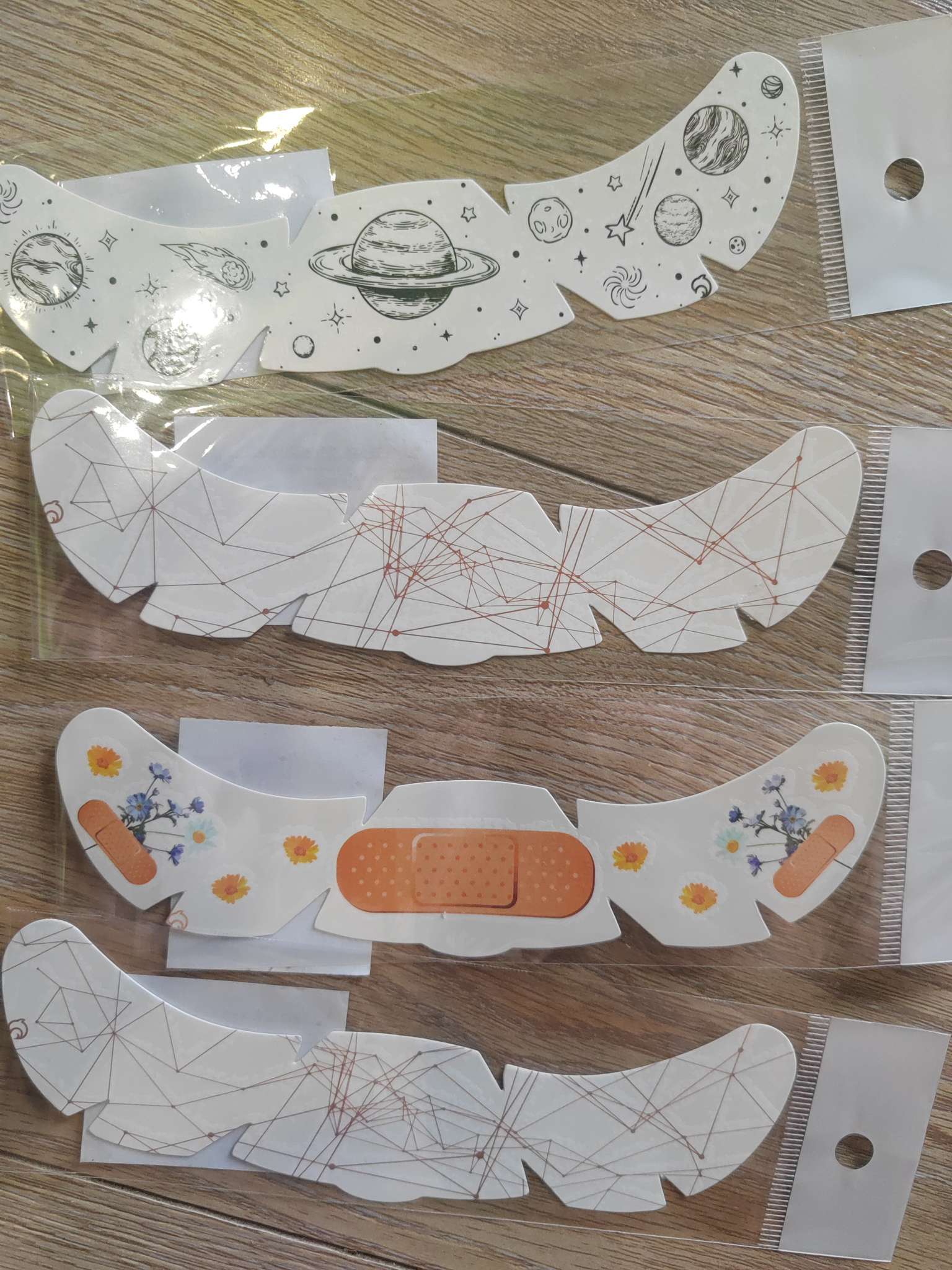 Фотография покупателя товара Переводная тату на тело чёрная «Веснушки. Космос», 16×5 см - Фото 1