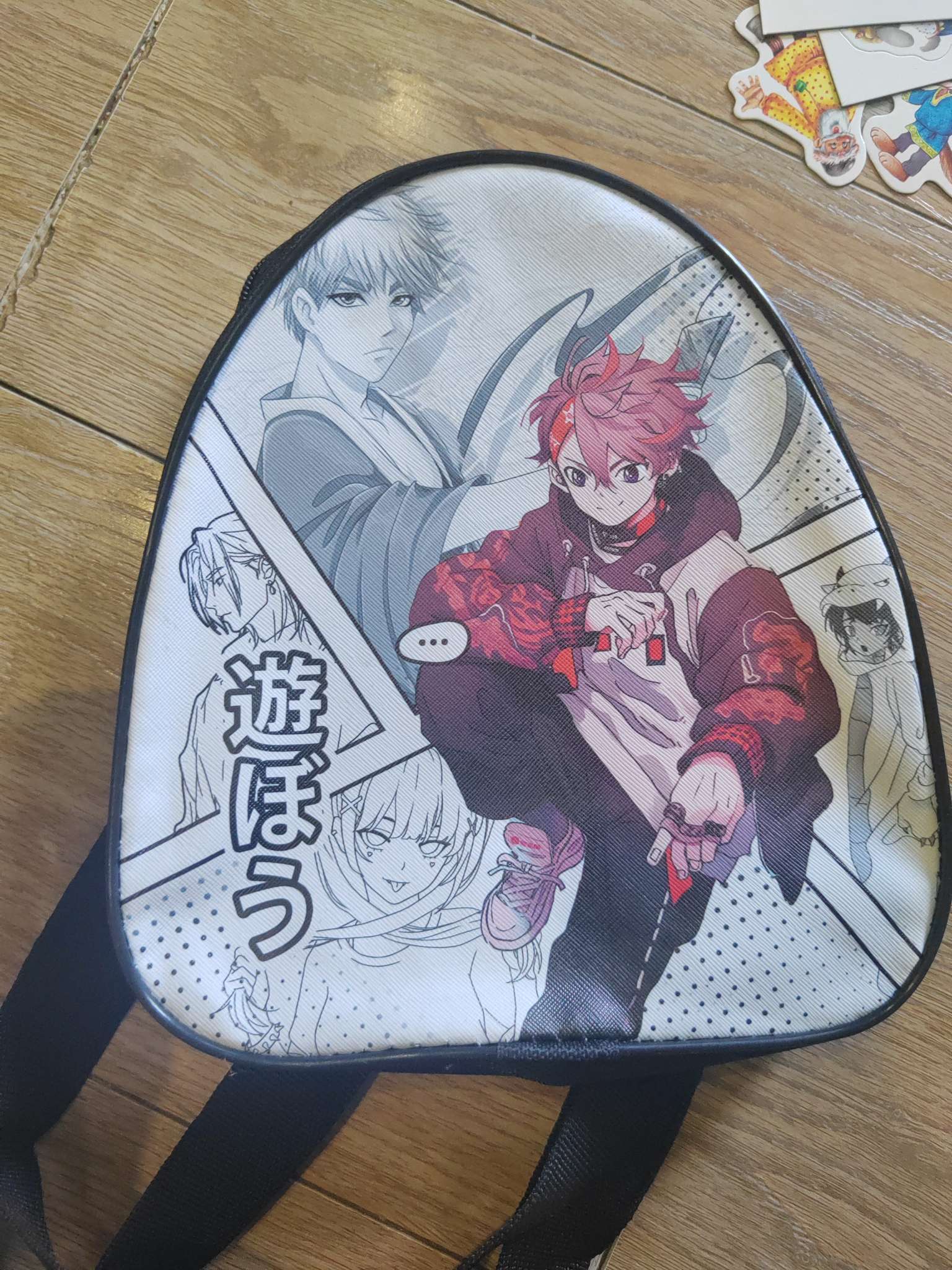 Фотография покупателя товара Рюкзак детский для девочки через плечо «Аниме мир», 23×20.5 см - Фото 1