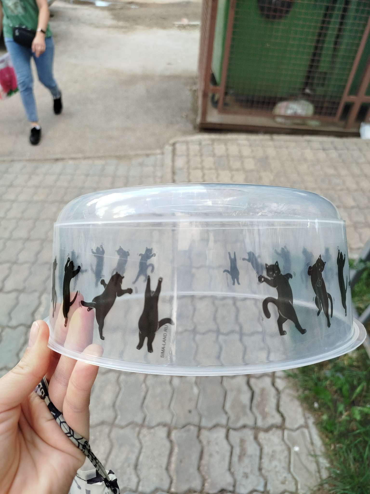 Фотография покупателя товара Крышка для микроволновой печи «Котики», 25×25×10 см - Фото 14